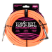 Ernie Ball P06079 10' Braided Straight / Angle Instrument Cable - Neon Orange