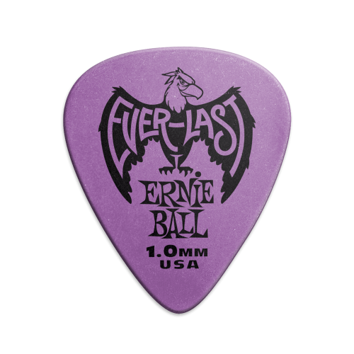 Ernie Ball P09193 1.0mm Purple Everlast Picks 12-pack  