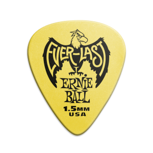 Ernie Ball P09195 1.5mm Yellow Everlast Picks 12-pack  