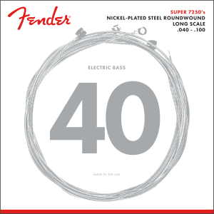 Fender 0737250403 7250 Nickel Plated Steel Bass Strings