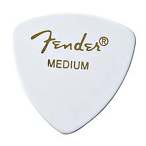Fender 1980346880 Classic Celluloid Picks, 346 Shape, White, Medium (12)