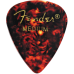 Fender 1980351800 Classic Celluloid Picks, 351 Shape, Medium, 12 Count - Tortoise Shell