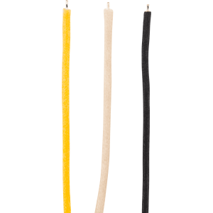 Fender 0990846010 Pure Vintage Cloth Wire 10", 22 AWG - Black, White, Yellow