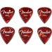 Fender 1986351003 2.0mm Aero Acrylic Picks, 6-count - Tortoiseshell