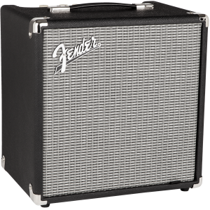 Fender 2370204900 Rumble 25 (V3), 230V UK - Black/Silver
