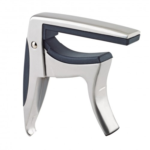 K & M Guitar capo - Matt Chrome