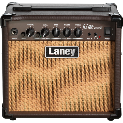 Laney LA15C Acoustic Guitar Combo - 15W - 2 x 5 Inch Woofer - Chorus