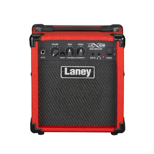 Laney LX10B-RED Bass Guitar Combo - 10W - 5 Inch Woofer