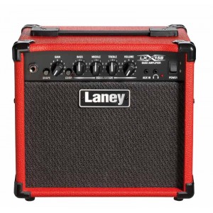 Laney LX15B Bass Guitar Combo - 15W - 2 x 5 Inch Woofers - Red