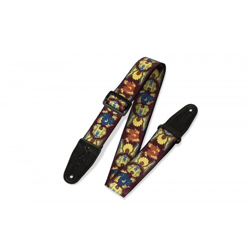 Levy's 2''Polyester Guitar Strap With Printed Design - MP25