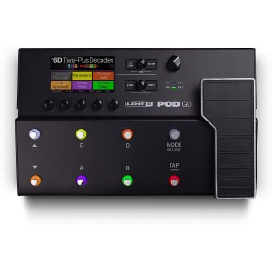 Line 6 POD Go Guitar Multi-Effects Pedal, Black