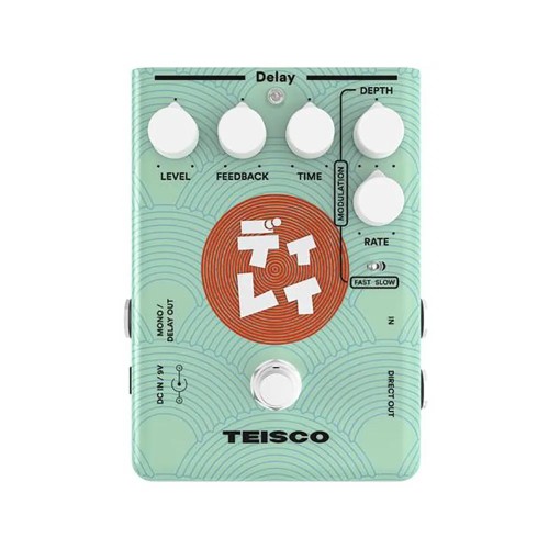 Teisco TSC-01102 Delay 9-Volt True Bypass Guitar Effects Pedal