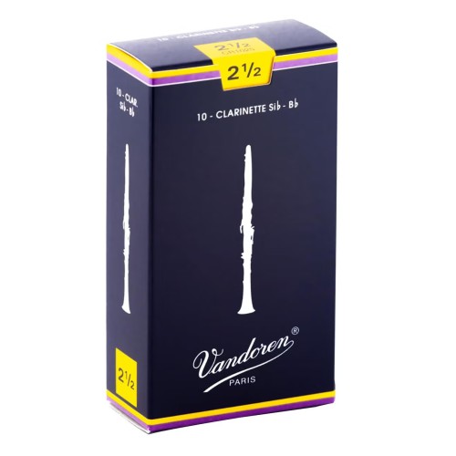 Vandoren CR1025/50 Bb Clarinet Single Reed - Strength 2 ½
