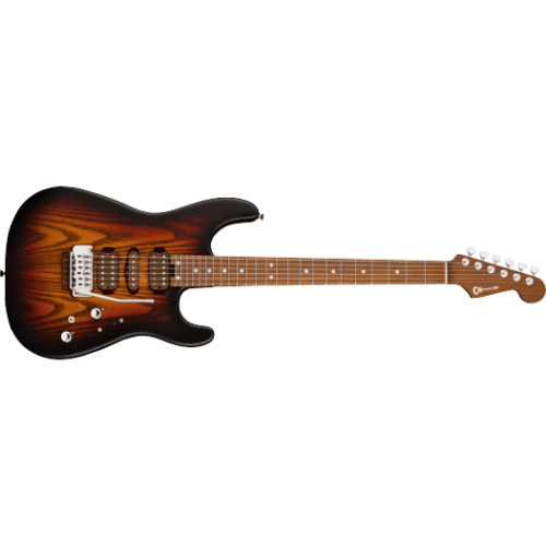 Charvel 2925414588 Guthrie Govan Signature MJ San Dimas SD24 CM, Caramelized Maple Fingerboard - Three-Tone Sunburst