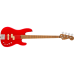 Charvel 2963068509 Pro-Mod San Dimas Bass PJ IV MAH, Caramelized Maple Fingerboard - Satin Ferrari Red