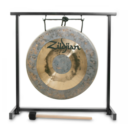 ZILDJIAN 12" TRADITIONAL GONG AND TABLE-TOP STAND SET