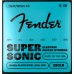 Fender 0730250404 SuperSonic 250LR Guitar Strings, Nickel-Plated Steel, Ball End, Gauges .009-.046