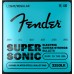 Fender 0733250404 SuperSonic Bullets 3250LR Guitar Strings, Nickel-Plated Steel, Bullet End, Gauges .009-.046