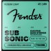 Fender 0737350405 SubSonic 7350ML Bass Strings, Stainless Steel, Long Scale, Gauges .045-.100, (4)