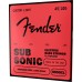 Fender 0739050404 SubSonic 9050CL Bass Strings, Flatwound Stainless Steel, Long Scale, Gauges .045-.105, (4)