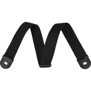 Fender 0990629009 Quick Grip Locking End Strap, Black Polypro, 2"