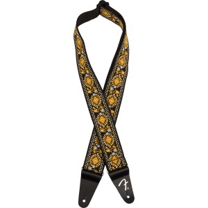 Fender 0990638031 Pasadena Woven Strap, Yellow Lotus, 2"