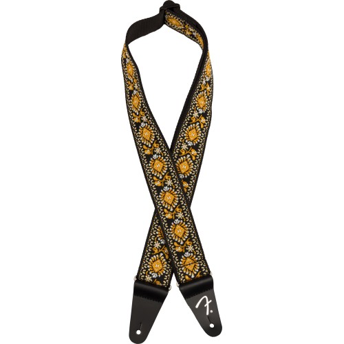 Fender 0990638031 Pasadena Woven Strap, Yellow Lotus, 2"