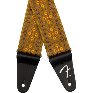 Fender 0990638033 Pasadena Woven Strap, Lattice Tan, 2"