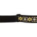 Fender 0990638035 Pasadena Woven Strap, Yellow Clover, 2"