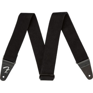 Fender 0990642006 SuperSoft Strap, Black, 2"