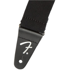 Fender 0990642006 SuperSoft Strap, Black, 2"
