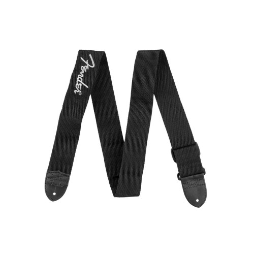 Fender 0990662043 Fender-Logo Strap, 2" - Black/Gray Logo