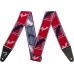 Fender 0990686009 WeighLess Monogram Strap, 2" - Red/White/Blue