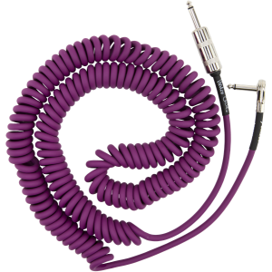 Fender 0990823001 Hendrix Voodoo Child Coil Instrument Cable, Straight/Angle, 30' - Purple