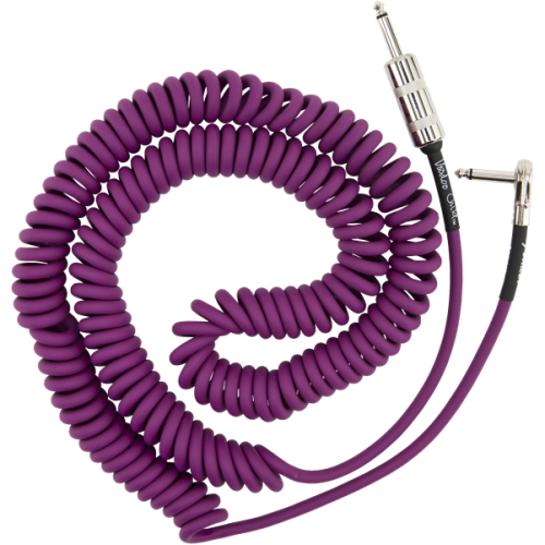 Fender 0990823001 Hendrix Voodoo Child Coil Instrument Cable, Straight/Angle, 30' - Purple