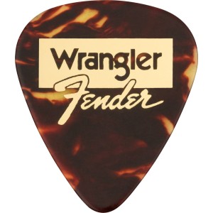 Fender and Wrangler Picks 1980351040, 351 Shape, Tortoiseshell, (8)