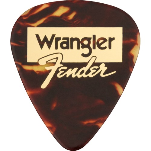 Fender and Wrangler Picks 1980351040, 351 Shape, Tortoiseshell, (8)