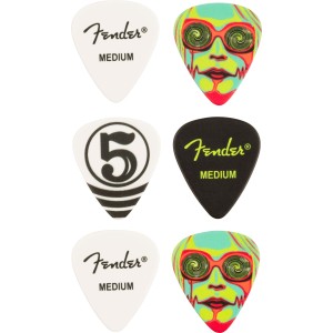 Fender 1980351049 John 5 351 Celluloid Picks (6 pack)