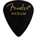 Fender 1980351306 Classic Celluloid, Black, 351 Shape, Medium, 144 Count