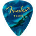 Fender 1980351708 Premium Celluloid 351 Shape Picks, Thin, Ocean Turquoise, 12-Pack