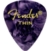 Fender 1980351776 Premium Celluloid 351 Shape Picks, Thin, Purple Moto, 12-Pack