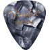 Fender 1980351843 Premium Celluloid 351 Shape Picks, Medium, Black Moto, 12-Pack