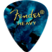 Fender 1980351908  Premium Celluloid 351 Shape Picks, Heavy, Ocean Turquoise, 12-Pack