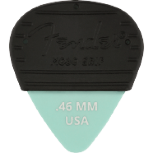 Fender 1985351401 Mojo Grip Picks, Dura-Tone Delrin .46, 3-Pack - Blue