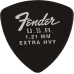 Fender 1987346950 Dura-Tone 346 Shape, 1.21, 12-Pack - Black