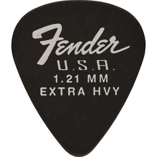 Fender 1987351950  Dura-Tone 351 Shape, 1.21,12-Pack - Black