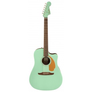 Fender Limited Edition Redondo Player Electro-Acoustic Guitar in Surf Green - 0970713557