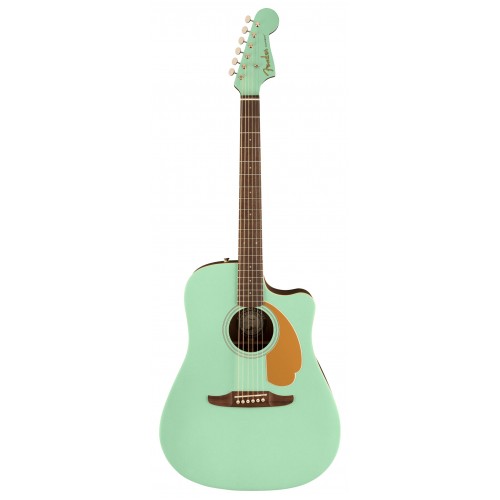 Fender Limited Edition Redondo Player Electro-Acoustic Guitar in Surf Green - 0970713557