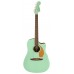 Fender Limited Edition Redondo Player Electro-Acoustic Guitar in Surf Green - 0970713557