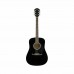Fender FA-125 Dreadnought Black Acoustic Guitar - 0971210106